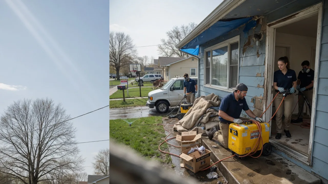 Basement Flood Cleanup in State Line, IN near me